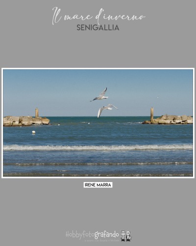 "Il mare d'inverno" Senigallia - foto: Irene Marra #hobbyfotografando