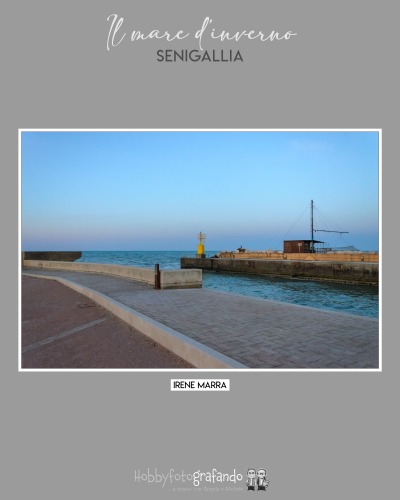 "Il mare d'inverno" Senigallia - foto: Irene Marra #hobbyfotografando