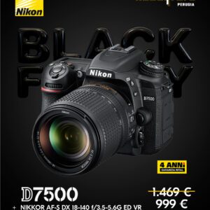 Nikon D7500 con AF-S 18-140 f/3.5-5.6G ED VR - Garanzia Ufficiale Nital 4 anni