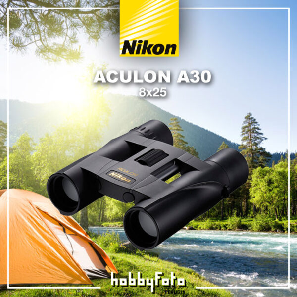Binocolo Nikon Aculon A30 10x25 Nero | Garanzia 10 anni