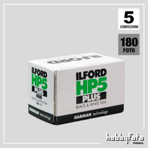 ILFORD HP5 Plus 400 135-36 (x5 pack) | Pellicola negativa bianco e nero