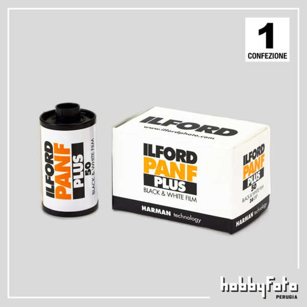 ILFORD PANF plus 50 / 135-36 | Pellicola negativa bianco e nero professionale
