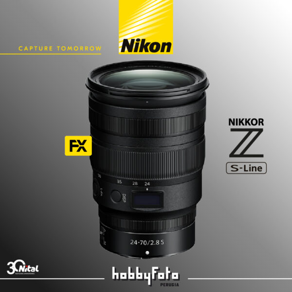 NIKKOR Z 24-70mm f/2.8 S Nikon | Garanzia Ufficiale Nital 4 Anni