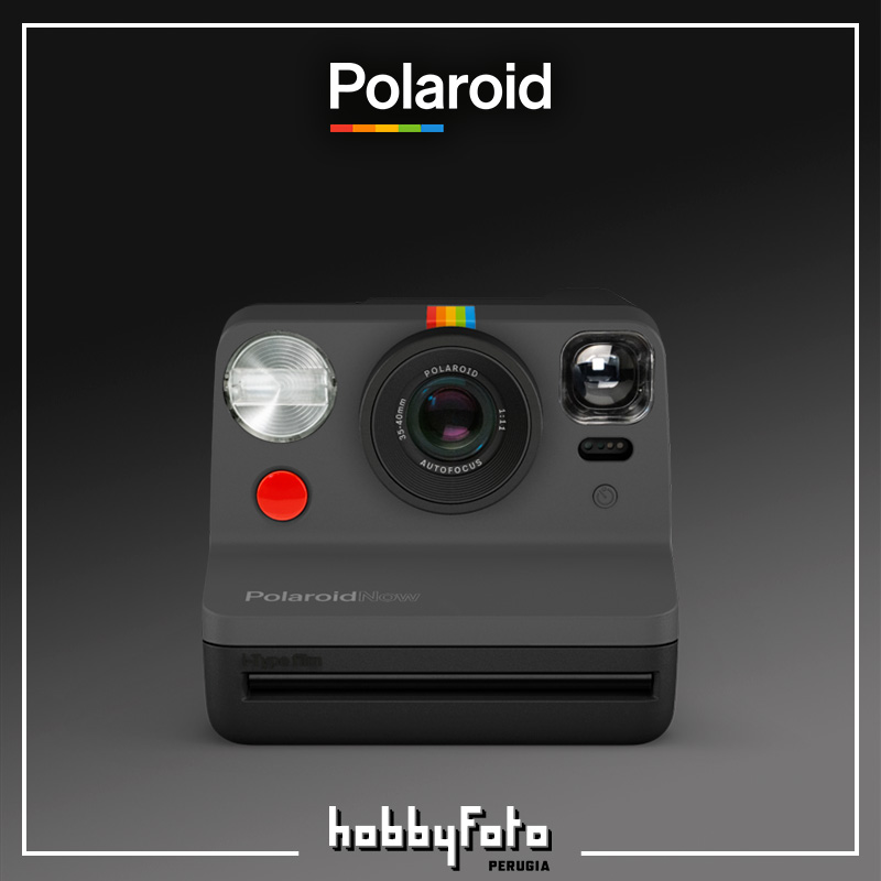 Polaroid Now - Black - Fotocamera istantanea - Hobbyfoto Perugia