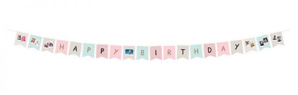 Festone portafoto "Happy Birthday" Instax | FUJIFILM - immagine 4