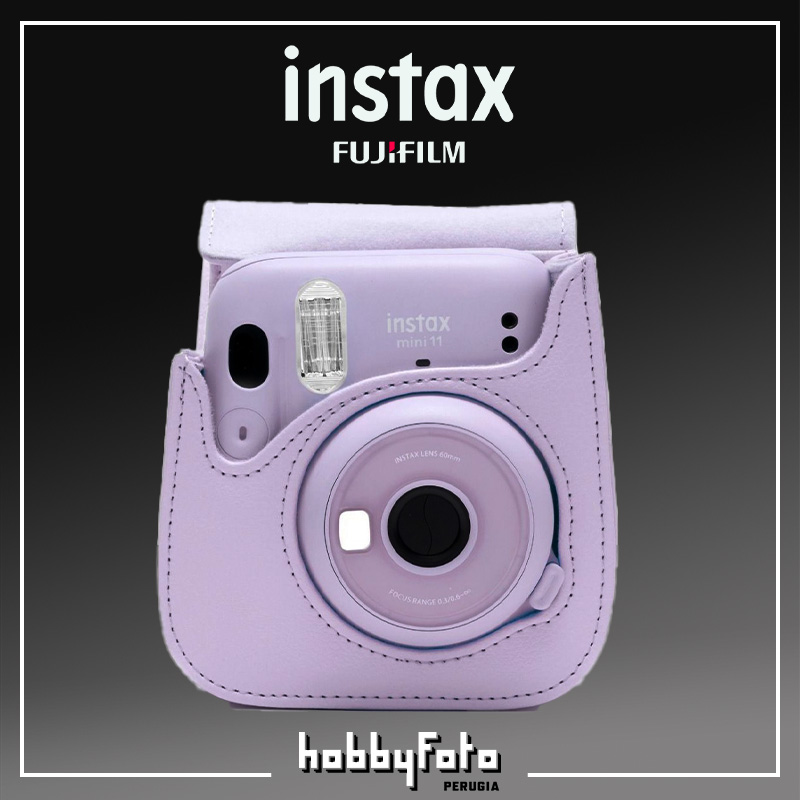 Custodia per Instax Mini 11 Lilac Purple con cinghia regolabile