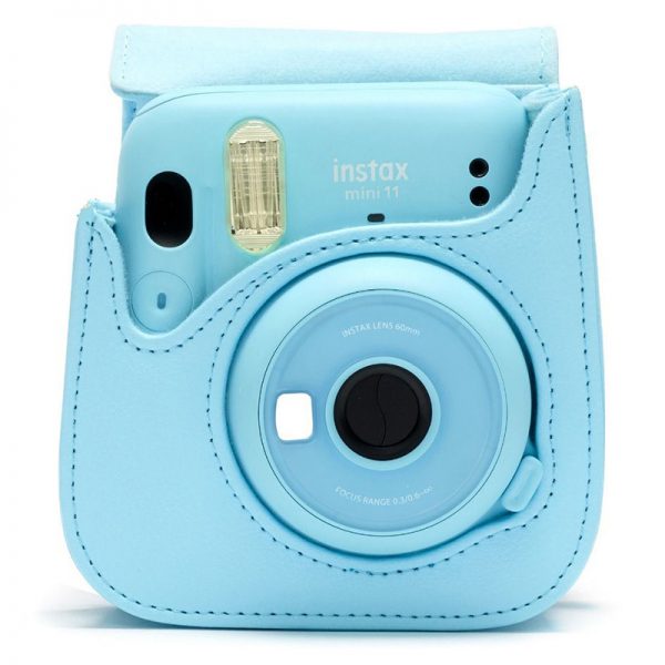 Custodia per Instax Mini 11 Sky-Blue con cinghia regolabile | FUJIFILM - immagine 2