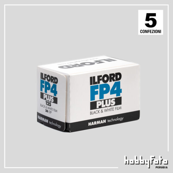 ILFORD FP4 Plus ISO 125 / 135-36p. (5x) Pellicola negativa bianco e nero