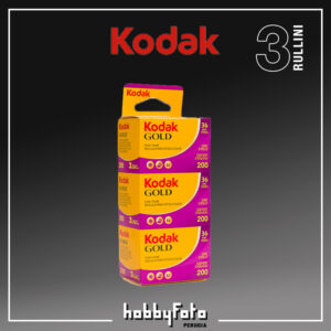 KODAK GOLD 200 Pellicola negativo a colori 135-3x36