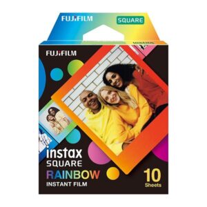 Fujifilm Pellicola Instax Square (10 foto) a colori - Rainbow Frame