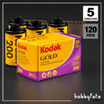KODAK GOLD 200 Pellicola negativo a colori 135-24 (5x)