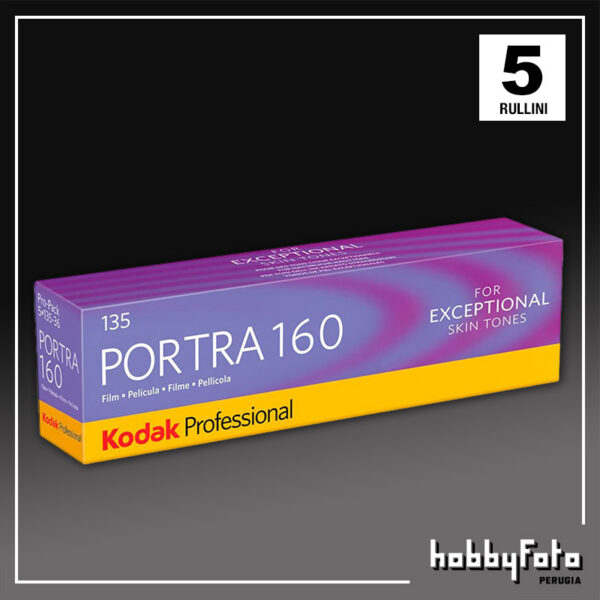 PORTRA 160 135-36 (5x Pro-Pack) Pellicola negativa a colori | Kodak Professional