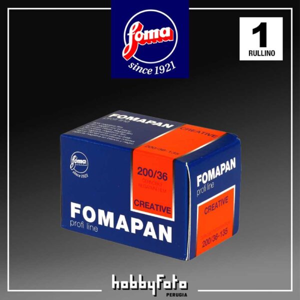 Fomapan profi line creative 200 135-36 | Pellicola negativa bianco e nero