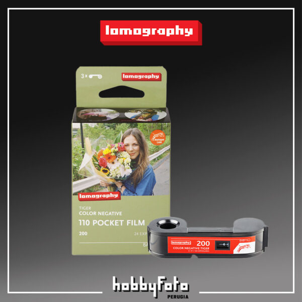 Lomography Color Tiger 200 ISO Baby - 3x Pack | pellicola negativa a colori formato 110