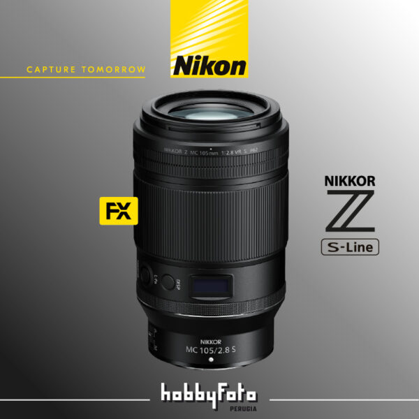 NIKKOR Z MC 105mm f/2.8 VR S Nikon | Garanzia Ufficiale Nital 4 anni