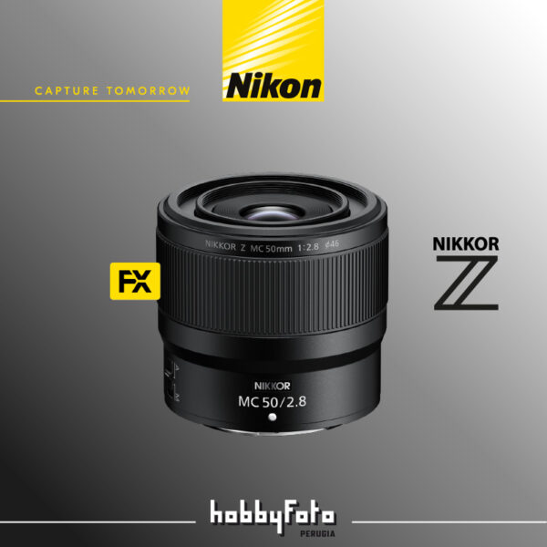NIKKOR Z MC 50mm f/2.8 Nikon | Garanzia Ufficiale Nital 4 anni