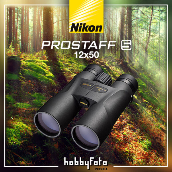 Binocolo Nikon Prostaff 5 - 12x50 | Garanzia 10 Anni