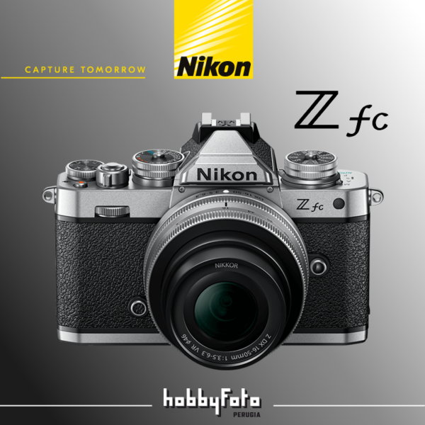 Nikon Z fc Silver+ Z DX 16-50 VR Silver + Z DX 50-250 VR + SD 64GB 667 Pro | Garanzia ufficiale Nital 4 anni - immagine 3