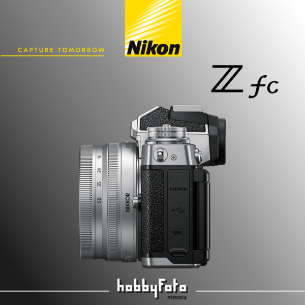 Nikon Z fc Silver+ Z DX 16-50 VR Silver + Z DX 50-250 VR + SD 64GB 667 Pro | Garanzia ufficiale Nital 4 anni - immagine 11