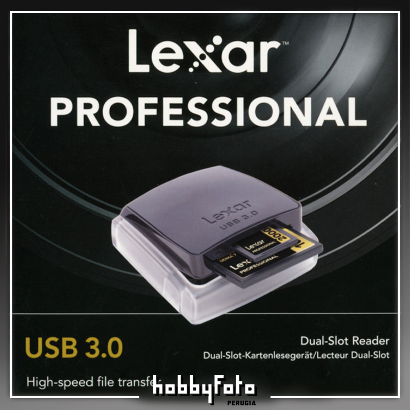 LEXAR Professional Multi-Card 3-in-1 USB 3.1 Reader lettore di