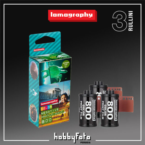 Color Negative 35 mm ISO 800 - 3 Pack | Pellicola Lomography