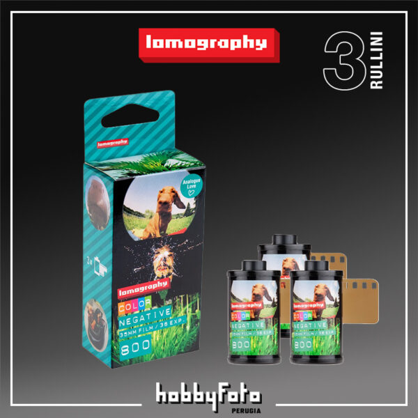 Color Negative 35 mm ISO 800 - 3 Pack | Lomography