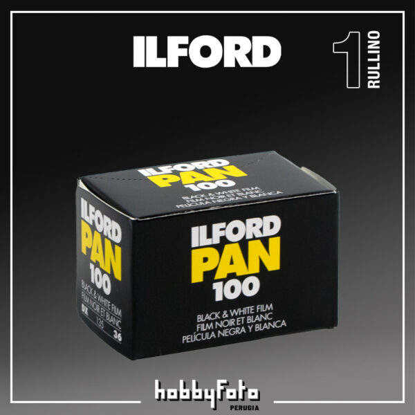 Ilford Pan 100 135-36 | Pellicola negativa bianco e nero