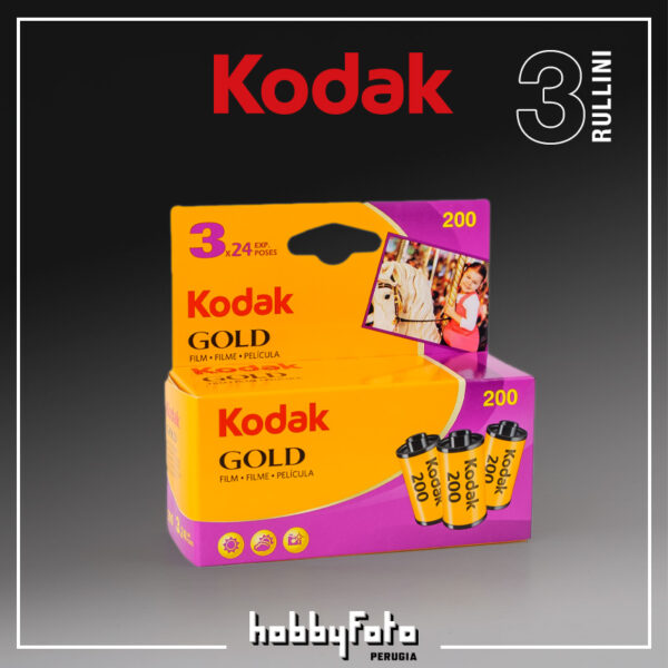 Kodak Gold 200 135 24 pose 3 rullini