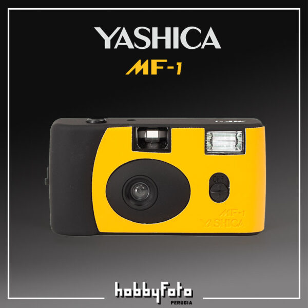 Yashica MF-1 Giallo-Nero | Fotocamera a pellicola