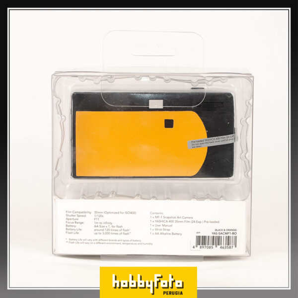 Yashica MF-1 Giallo-Nero | Fotocamera a pellicola - immagine 3