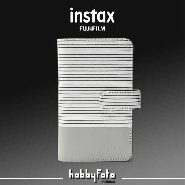 Instax Mini Foto Album a Strisce Smoky White