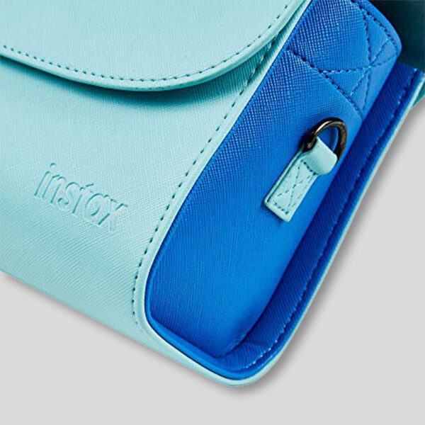 Fujifilm Borsa per fotocamera instax mini 9, Ice Blue (Celeste) - immagine 4