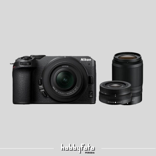 Nikon Z30 Kit 16-50mm VR + 50-250mm VR + SD 64GB - immagine 9