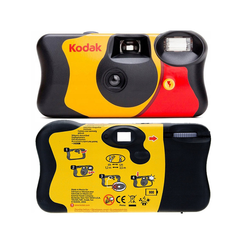 KODAK FunSaver Fotocamera a Colori Usa e Getta con Flash 27 pose - Hobbyfoto