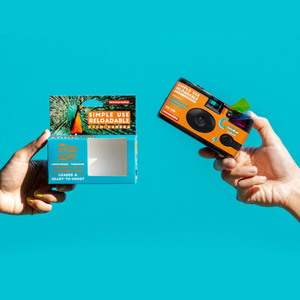 Fotocamera Simple Use Ricaricabile LomoChrome Turquoise - immagine 2