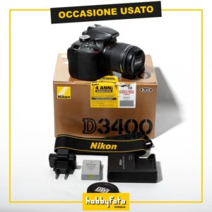 Nikon D3400 kit AF-P Nikkor18-55mm f/3.5-5.6 G DX VR