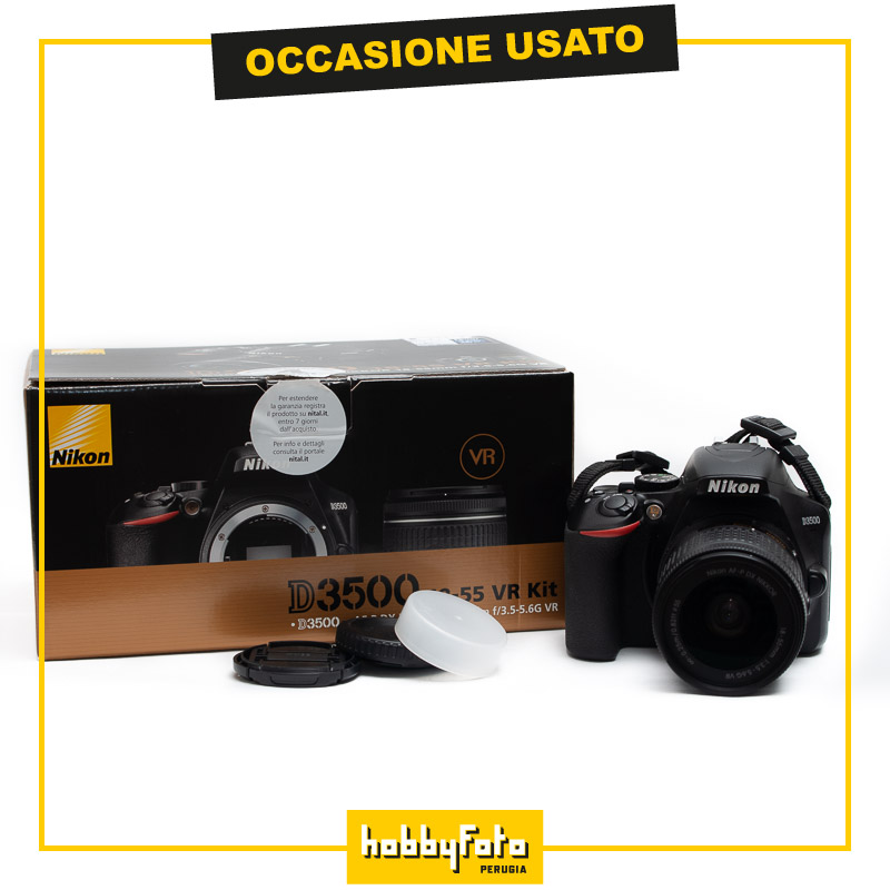 Nikon D3500 kit AF-P DX Nikkor 18-55mm f/3.5-5.6G VR