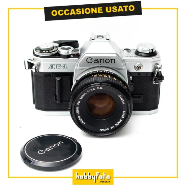 Canon AE-1 kit FD 50mm f/1.8 S.C.