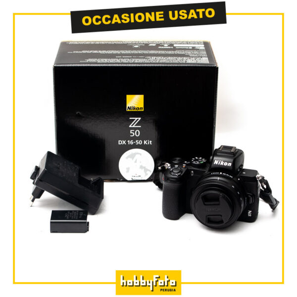Nikon Z50 in kit DX 16-50mm f/3.5-6.3 VR