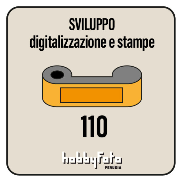 Voucher per Sviluppo Pellicola formato 110, eventuale Digitalizzazione e Stampa digitale