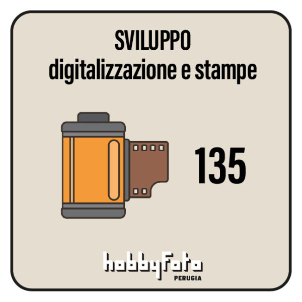 Voucher per Sviluppo Pellicola formato 135 (35mm), eventuale Digitalizzazione e Stampa