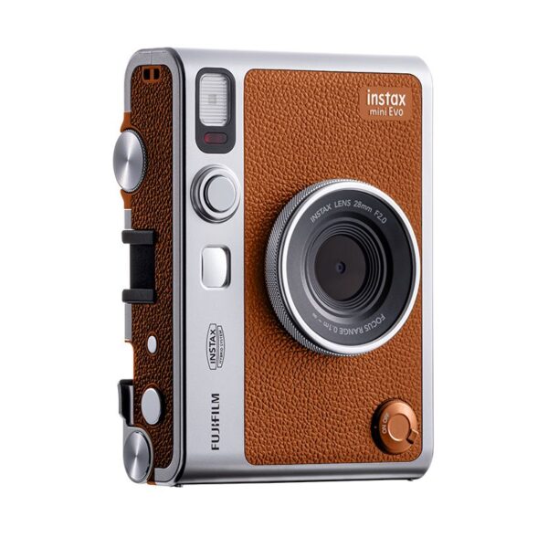 Instax Mini Evo - Fotocamera istantanea ibrida (Brown) | Fujifilm - immagine 2