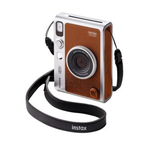 Instax Mini Evo - Fotocamera istantanea ibrida (Brown) | Fujifilm