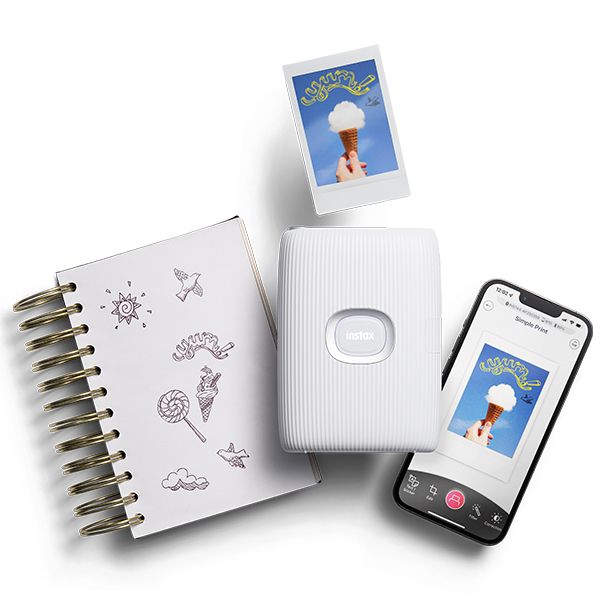 Instax mini Link 2 Clay White  Smartphone Printer - Fujifilm - Hobbyfoto