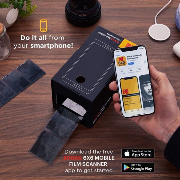 KODAK | 6x6 Mobile Slide & Film Scanner Portable Old Photo Converter - immagine 2