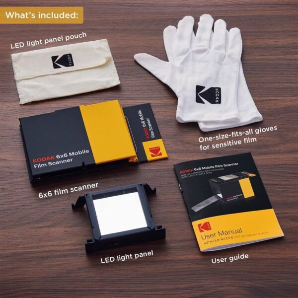 KODAK | 6x6 Mobile Slide & Film Scanner Portable Old Photo Converter - immagine 4
