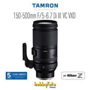 Obiettivo 150-500mm F/5-6.7 Di III VC VXD (Modello A057) per Nikon Z