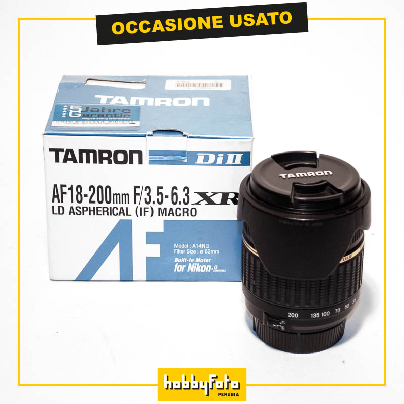 Tamron Di II AF 18-200mm f/3.5-6.3 XR LD (IF) per Nikon
