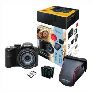 Kodak AZ426 PIXPRO Digital Camera Black KIT 2 batterie e borsa Kodak