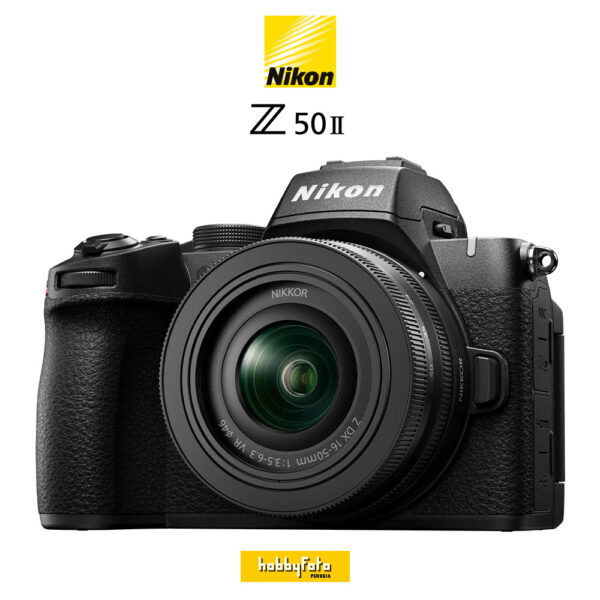 Nikon Kit Z50 II + NIKKOR Z DX 16-50mm f/3.5-6.3 VR + SD Lexar 128GB - Garanzia Ufficiale Nital 4 anni